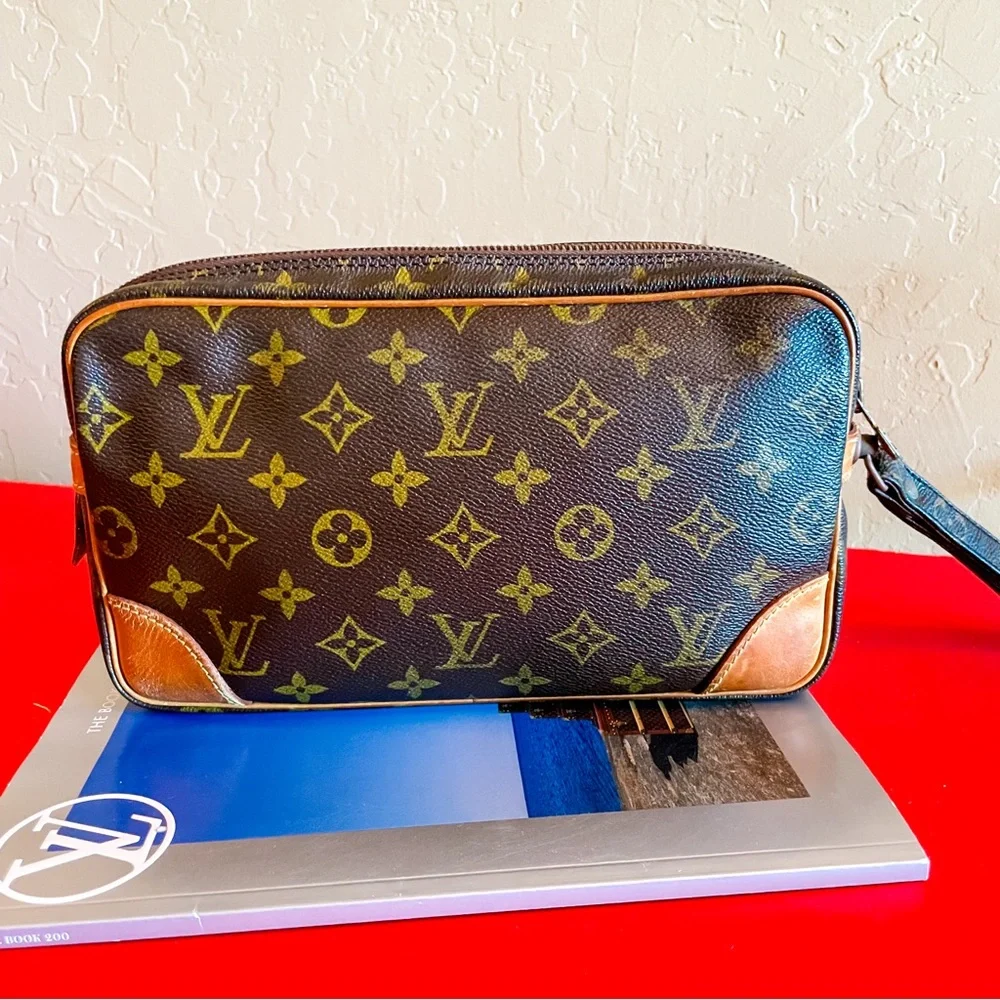 Louis Vuitton Vintage Monogram Marly Dragonne GM‎ Authentic with Strap
